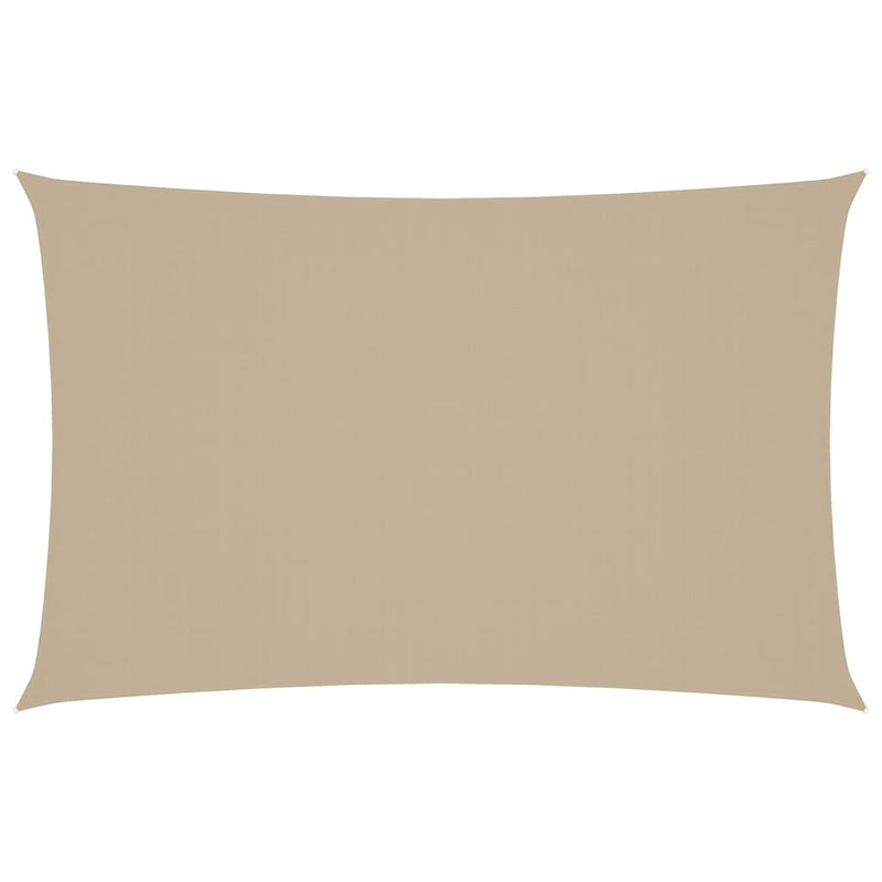 Vela Ombreggiante Rettangolare 3x5 m in Tessuto Oxford Beige - Image 10 of 63