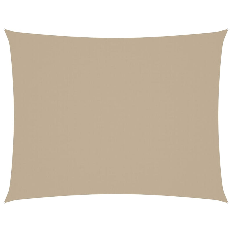 vidaXL Toldo Vela Rectangular Tejido Oxford PU 2,5x3 m Beige - Image 14 of 82