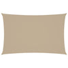 vidaXL Parasole a Vela Oxford PU Rettangolare 5x8 m Beige - Image 2 of 9