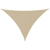 vidaXL Toldo de Vela Oxford Triangular 3x4x5 m Beige - Image 5 of 27