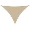 vidaXL Toldo de Vela Triangular de Tela Oxford Recubierta de PU 4x4x5,8 m Beige - Image 2 of 9
