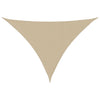 vidaXL Toldo de Vela Oxford Triangular 3x4x5 m Beige - Image 4 of 27