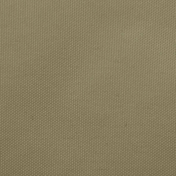 Parasole a Vela in Tela Oxford a Trapezio 2/4x3 m Beige - immagine 2 | SolPatio