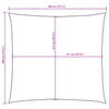 vidaXL Toldo Vela Cuadrado de Tejido Oxford 4,5 x 4,5 m Crema - Image 9 of 9