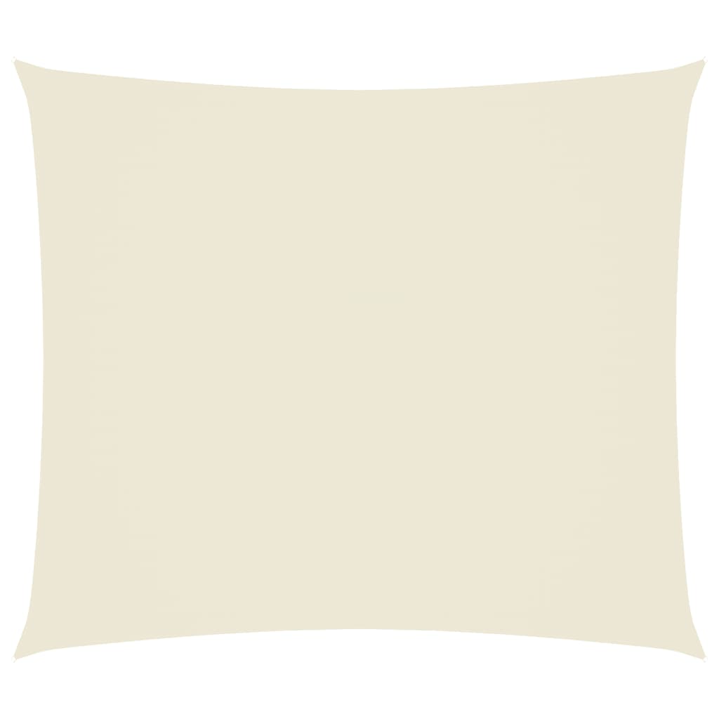 vidaXL Oxford Fabric Sail Shade, 2 x 2.5 m, Cream - Image 25 of 117