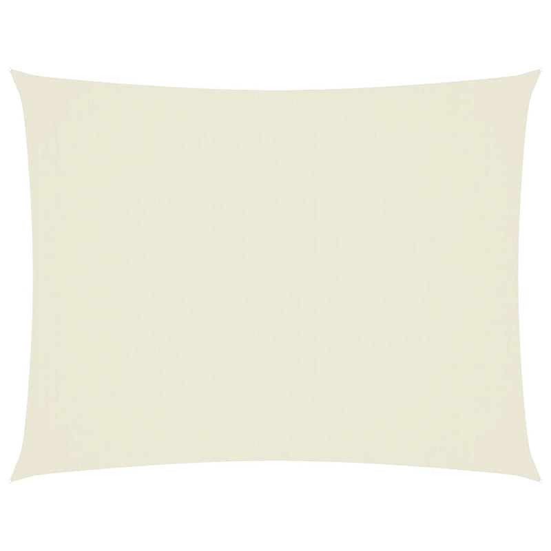 vidaXL Rectangular Oxford Fabric Sail Shade, 2 x 3 m, Cream - Image 18 of 126