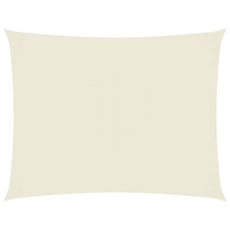 vidaXL Rectangular Oxford Fabric Sail Shade, 2 x 3 m, Cream - Image 17 of 126