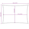vidaXL Oxford Fabric Sail Shade, 2 x 2.5 m, Cream - Image 109 of 117