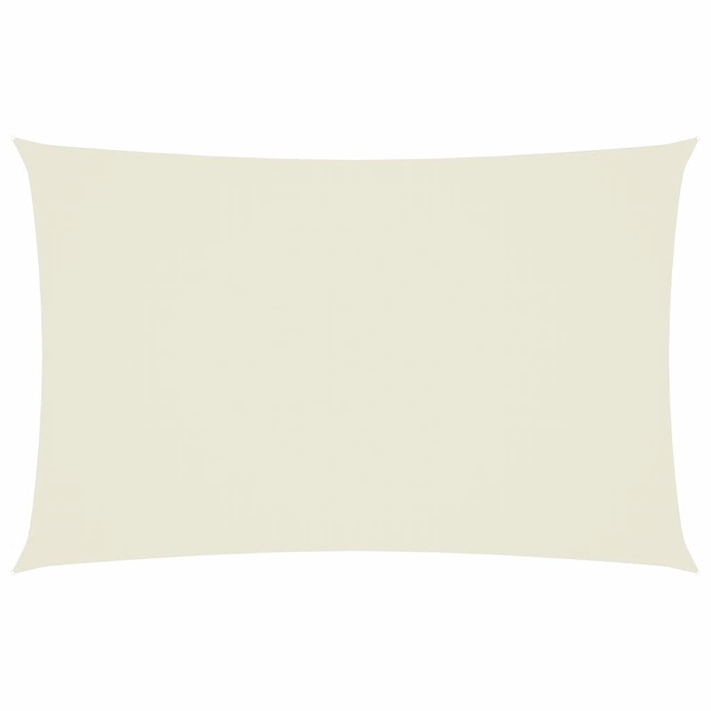 vidaXL Oxford Fabric Sail Shade, 2 x 2.5 m, Cream - Image 19 of 117