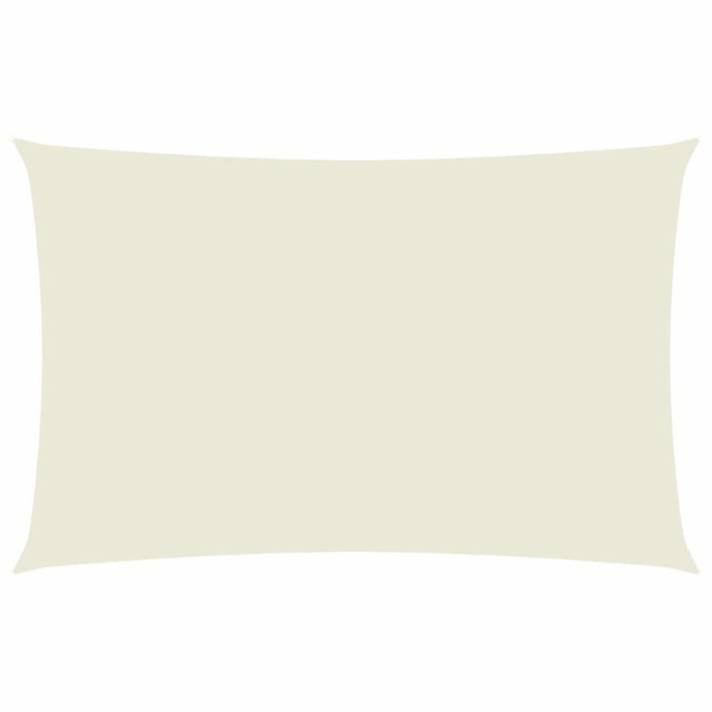 vidaXL Rectangular Oxford Fabric Sail Shade, 2 x 3 m, Cream - Image 27 of 126