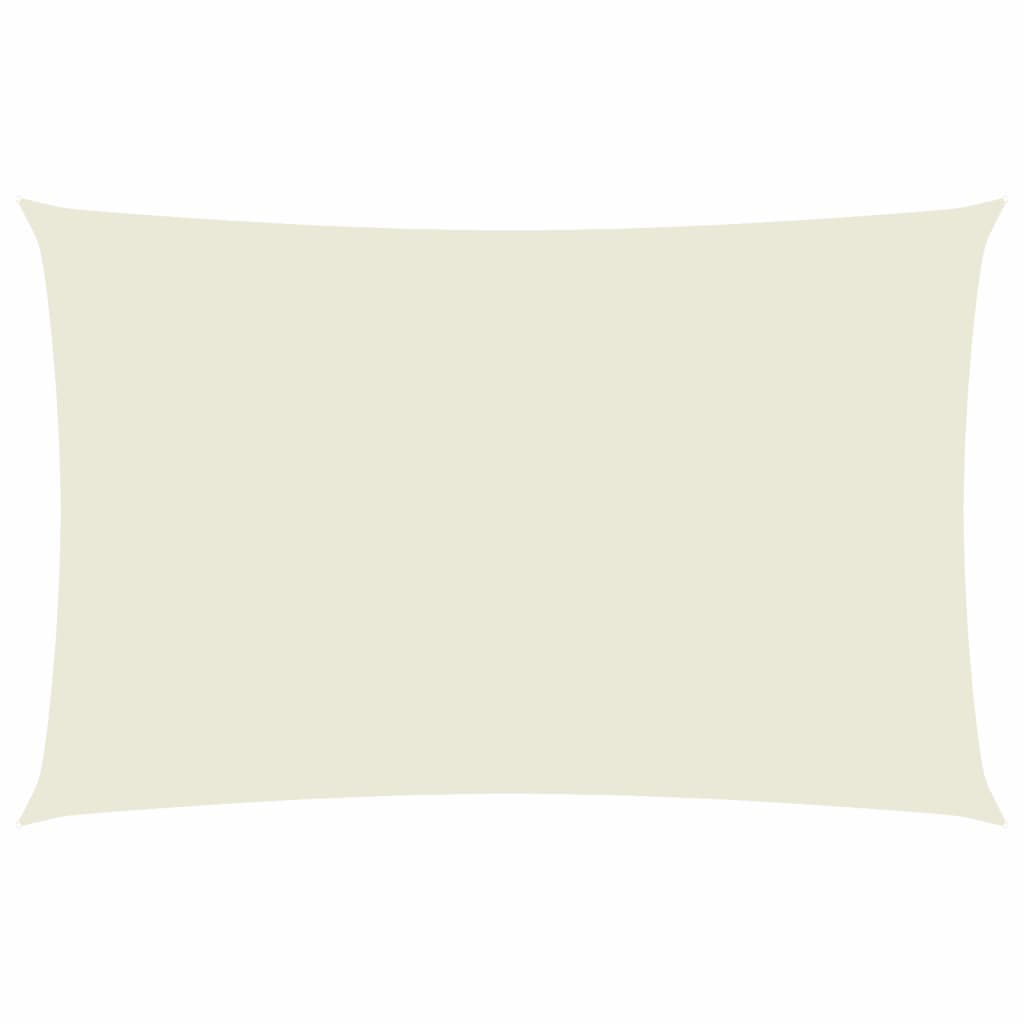 vidaXL Oxford Fabric Sail Shade, 2 x 2.5 m, Cream - Image 15 of 117