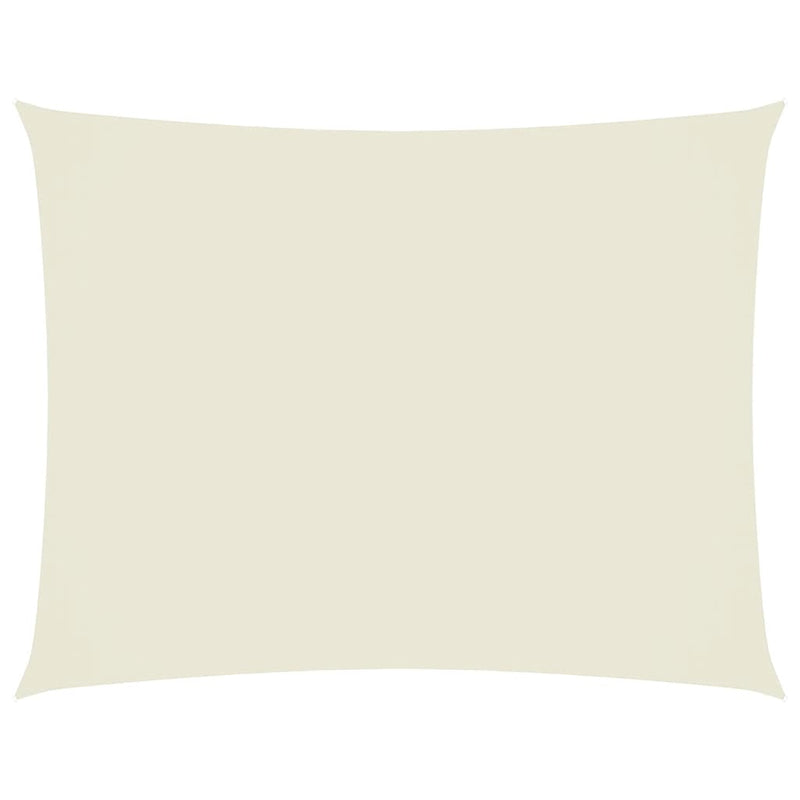 Parasole a Vela Oxford Rettangolare 2,5×3,5 m Crema - Image 2 of 9