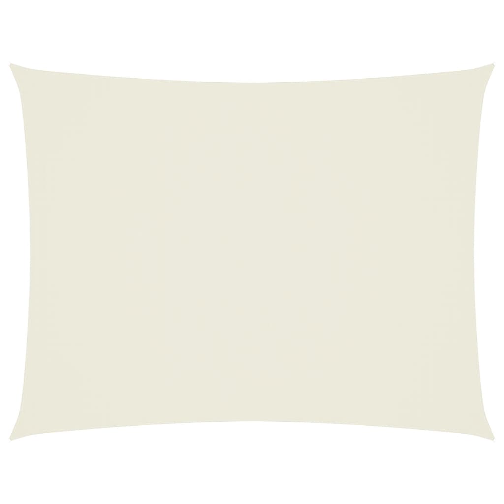 Parasole a Vela in Tessuto Oxford Rettangolare 3×4,5 m Crema - Image 4 of 36