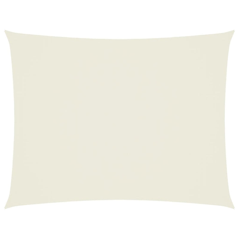 Parasole a Vela in Tessuto Oxford Rettangolare 3×4,5 m Crema - Image 4 of 36