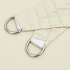 Parasole a Vela in Tessuto Oxford Rettangolare 3×4,5 m Crema - Image 13 of 36
