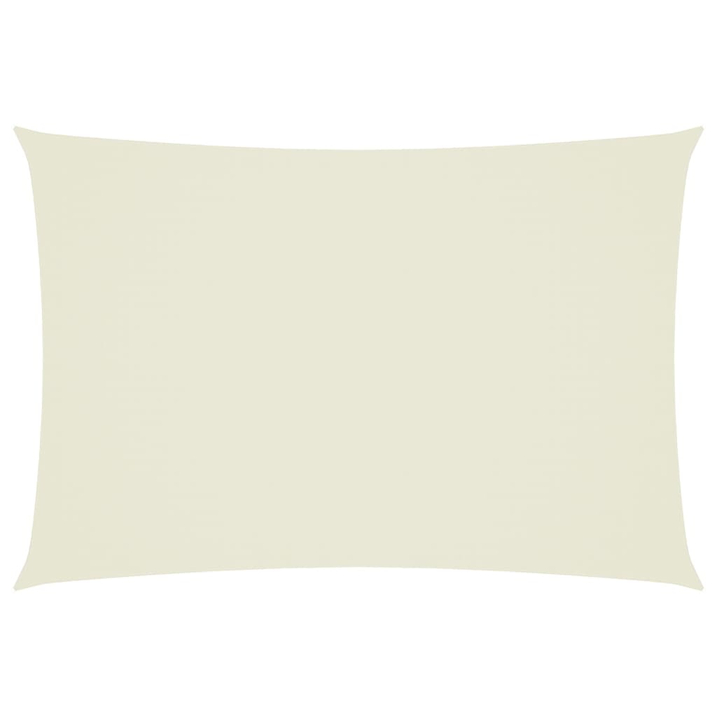vidaXL Rectangular Oxford Fabric Sail Shade, 2 x 3 m, Cream - Image 19 of 126