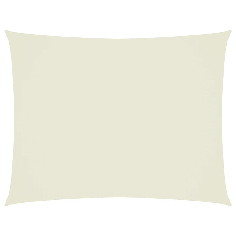 Parasole a Vela in Tessuto Oxford 3×6 m Crema - Image 2 of 9