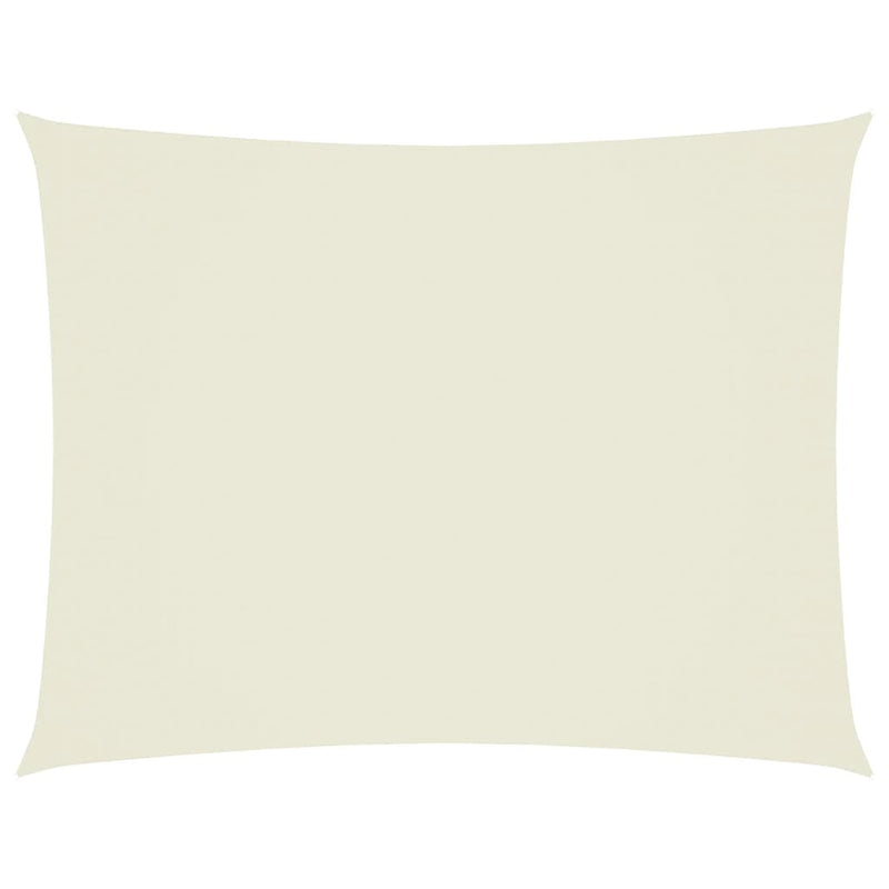 Toldo vela rectangular vidaXL de tela Oxford con revestimiento de PU 3,5x5 m crema - Image 2 of 9