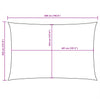 vidaXL Toldo vela rectangular de tela Oxford 3x4 m Crema - Image 85 of 90