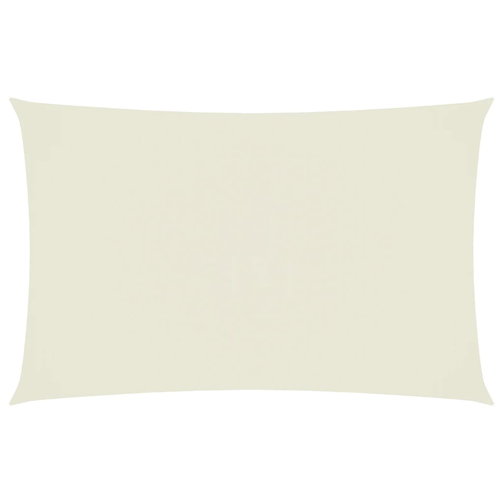 vidaXL Rectangular Oxford Fabric Sail Shade, 2 x 3 m, Cream - Image 15 of 126