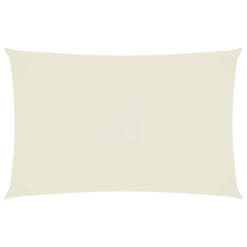 vidaXL Parasole a Vela Oxford Rettangolare 4x7 m Crema - Image 2 of 9