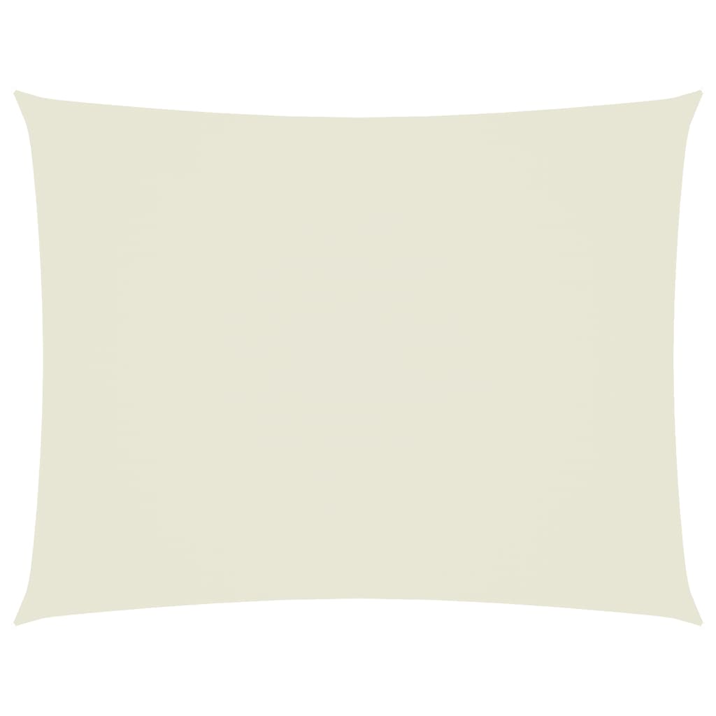 vidaXL Oxford Fabric Sail Shade, 2 x 2.5 m, Cream - Image 18 of 117