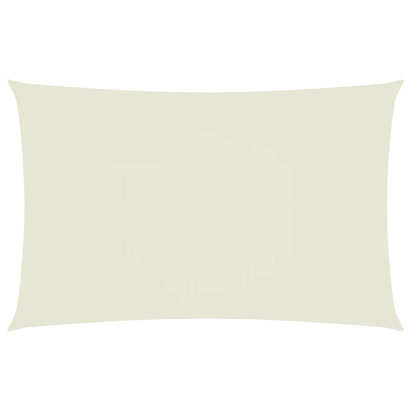 Parasole a Vela Rettangolare in Tessuto Oxford Rivestito PU 5×8 m Crema - Image 2 of 9