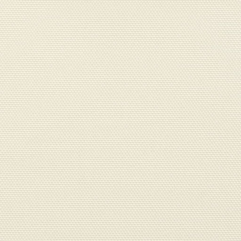 vidaXL Triangular Oxford Fabric Sail Shade 3.5x3.5x4.9 m Cream - Image 16 of 18