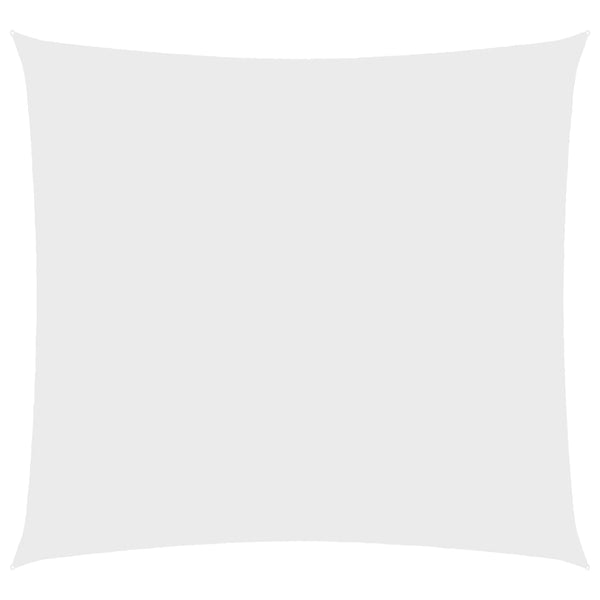 Vela Parasole Quadrata in Tessuto Oxford Rivestito PU 2,5x2,5 m Bianco - immagine 2 | SolPatio