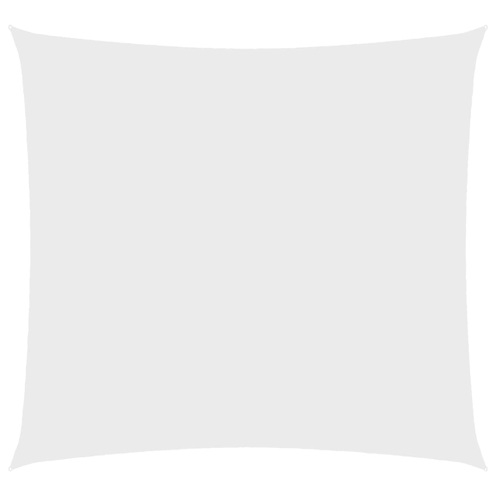 vidaXL Square Sun Shade Sail, Oxford Fabric, 3.6x3.6 m, White - Image 2 of 9