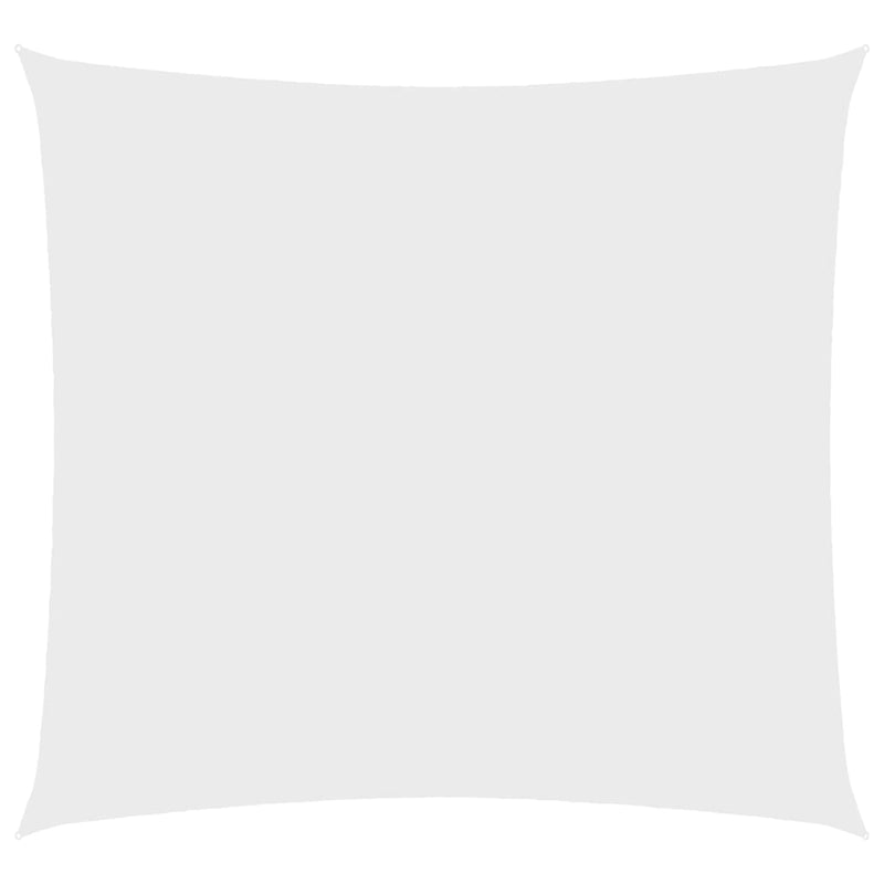 vidaXL Square Sun Shade Sail, Oxford Fabric, 3.6x3.6 m, White - Image 2 of 9
