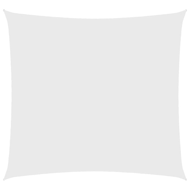 vidaXL Square Sun Shade Sail Oxford Fabric 4x4 m White - Image 2 of 9