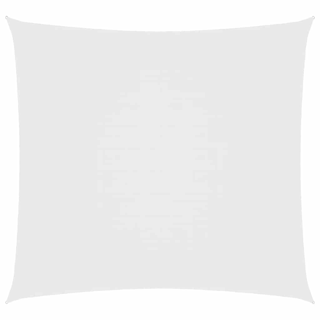 vidaXL Square Sail Sun Shade in Oxford Fabric 6x6 m White - Image 3 of 18