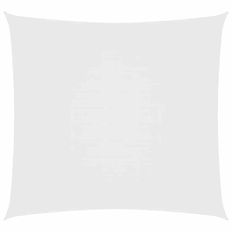 vidaXL Square Sail Sun Shade in Oxford Fabric 6x6 m White - Image 3 of 18