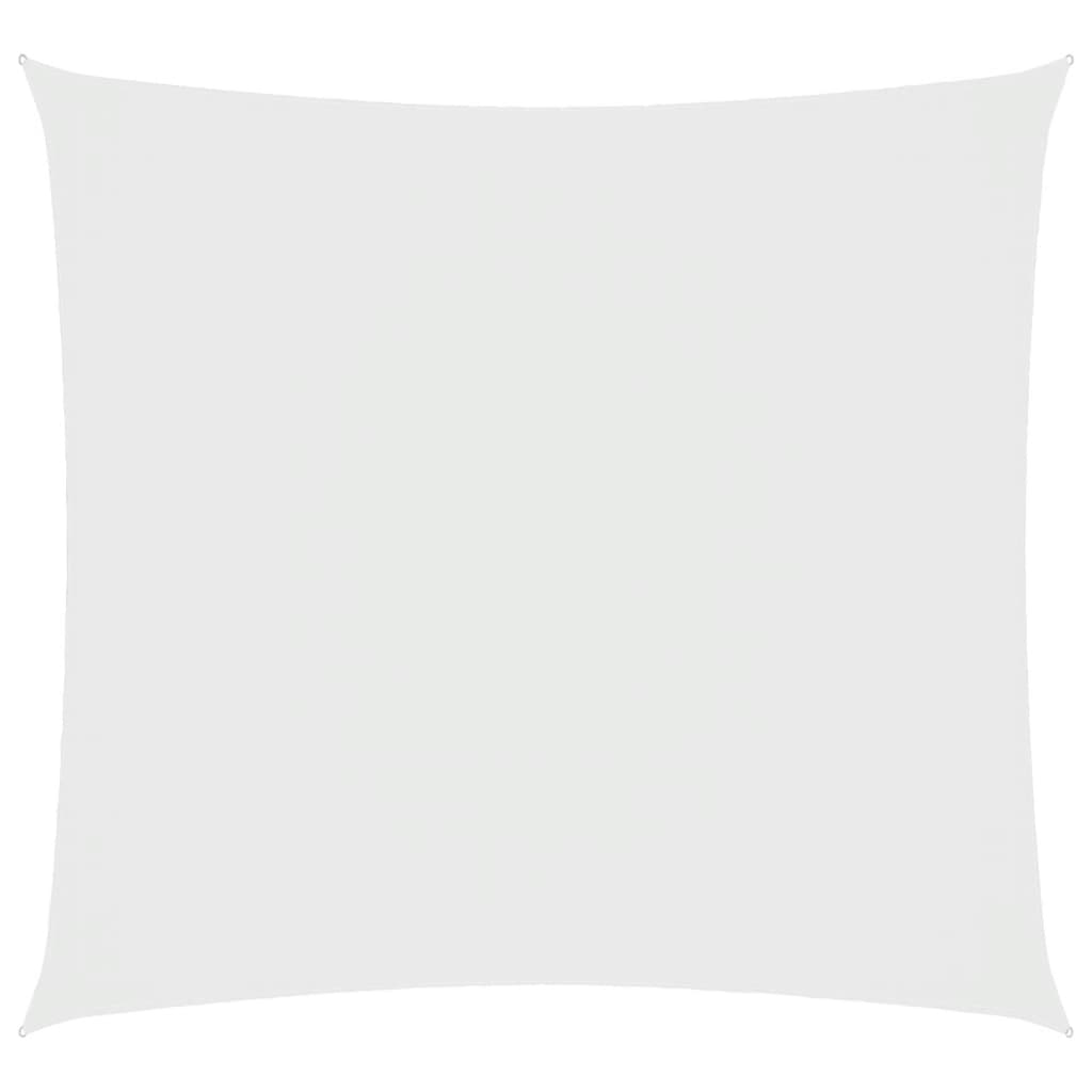 vidaXL Square Sail Sun Shade Oxford Fabric 7x7 m White - Image 2 of 9