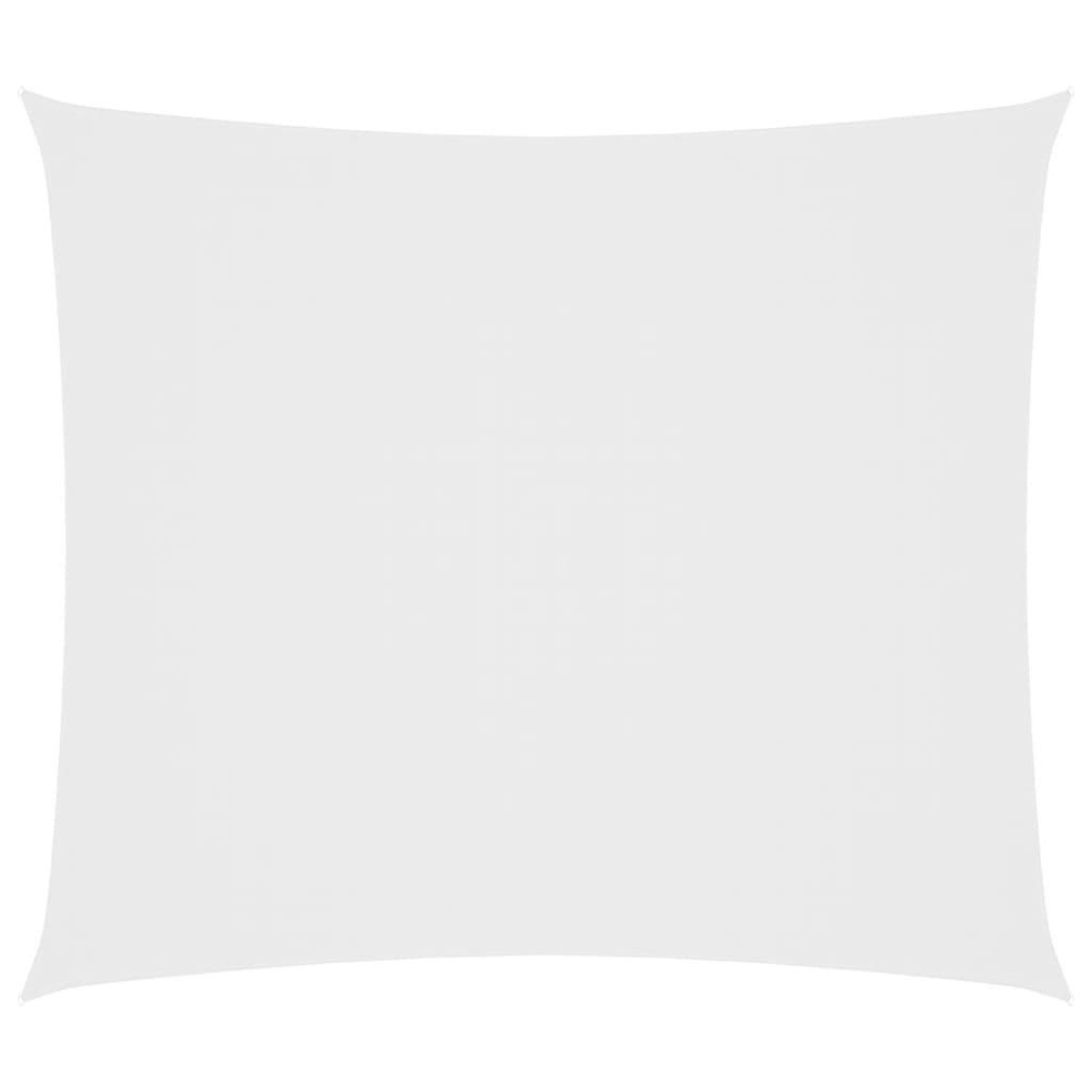 vidaXL Toldo de vela de tela Oxford 2 x 2,5 m Blanco - Image 7 of 36