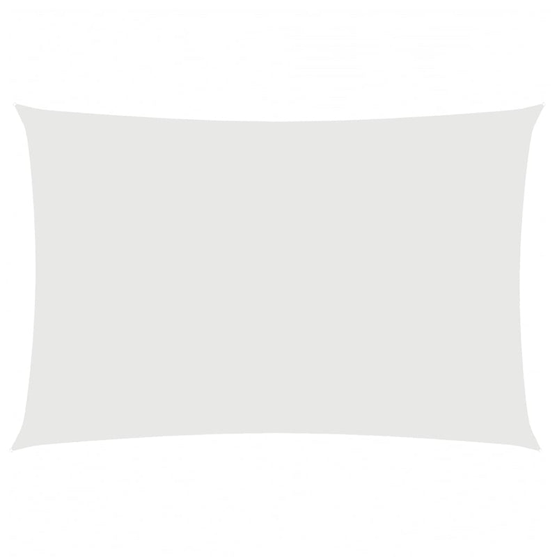 vidaXL Toldo de vela de tela Oxford 2 x 2,5 m Blanco - Image 8 of 36