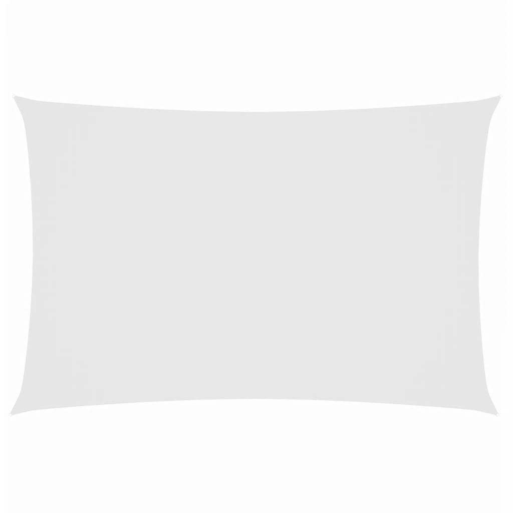 vidaXL Rectangular Oxford Fabric Shade Sail 2x4.5 m White - Image 21 of 99