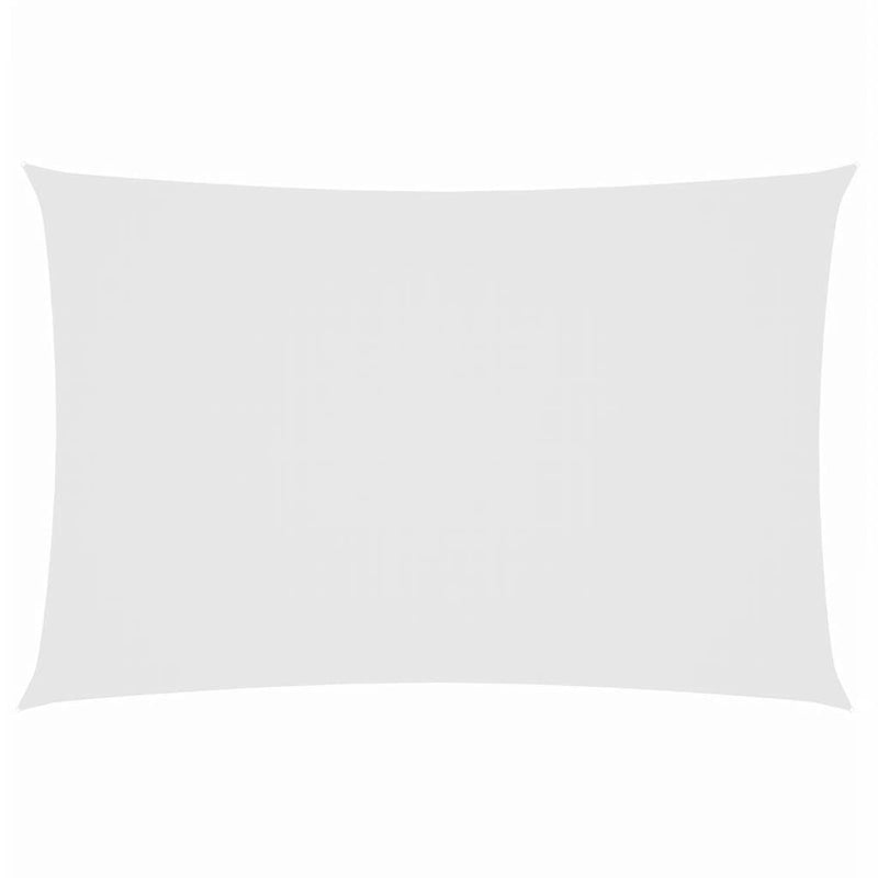 vidaXL Rectangular Oxford Fabric Shade Sail 2x4.5 m White - Image 21 of 99