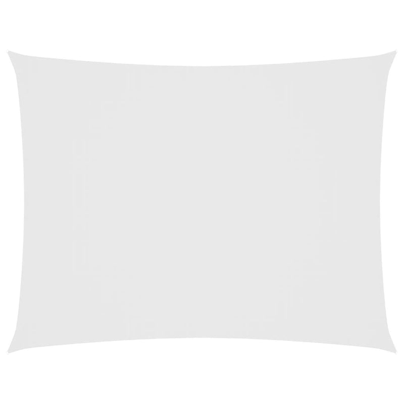 vidaXL Rectangular Oxford Fabric Shade Sail 2x4.5 m White - Image 16 of 99