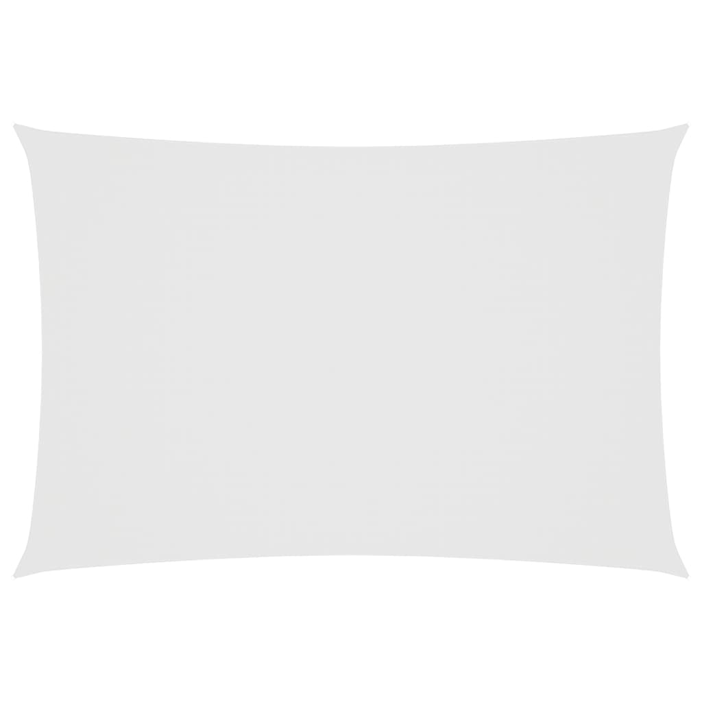 vidaXL Rectangular Oxford Fabric Shade Sail 2x4.5 m White - Image 17 of 99