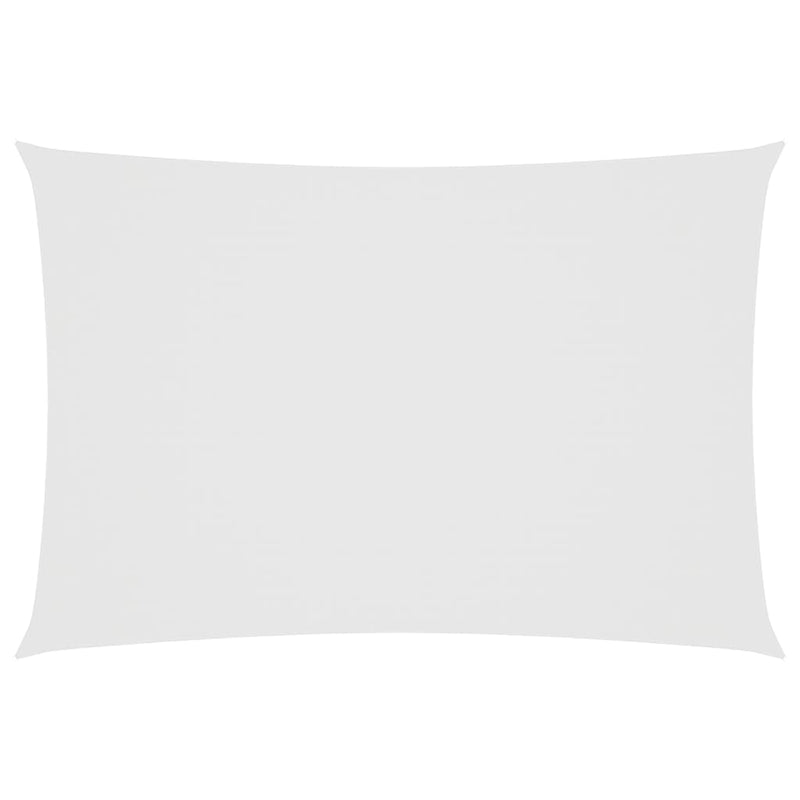 vidaXL Rectangular Oxford Fabric Shade Sail 2x4.5 m White - Image 17 of 99