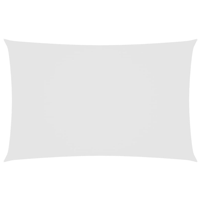 vidaXL Rectangular Oxford Fabric Shade Sail 2x4.5 m White - Image 14 of 99
