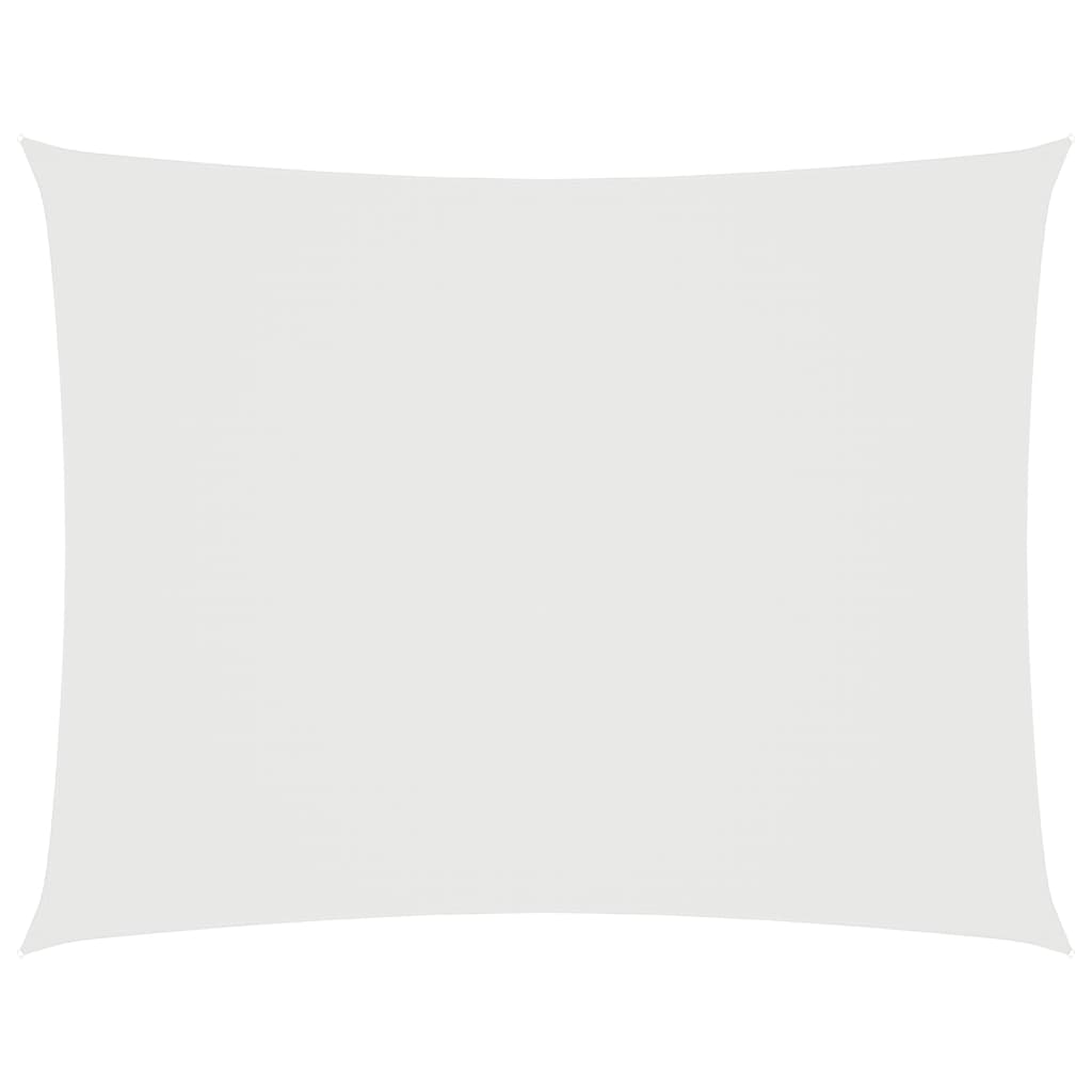 Toldo de vela rectangular vidaXL de tejido Oxford revestido de PU 5 x 3 m Blanco - Image 8 of 36