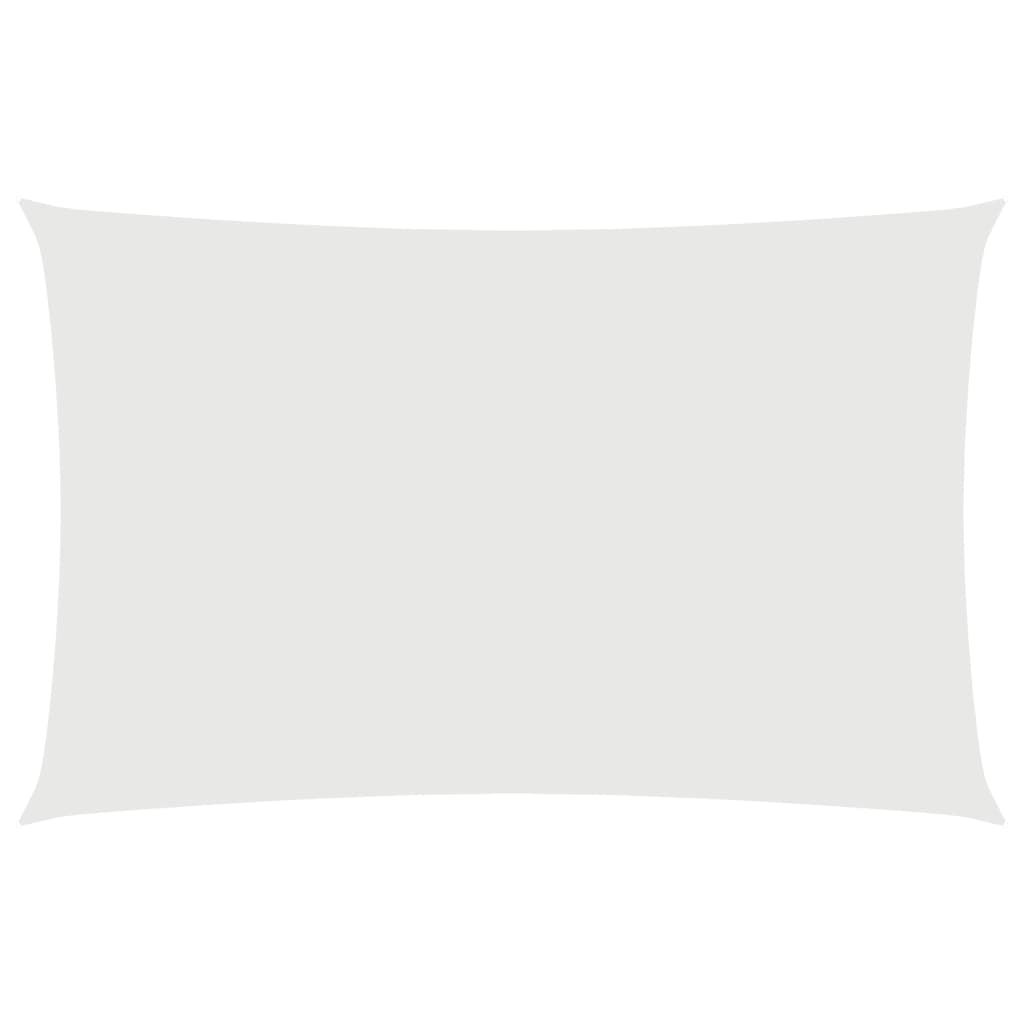 vidaXL Oxford Rectangular Sail Shade 4x6 m White - Image 16 of 72