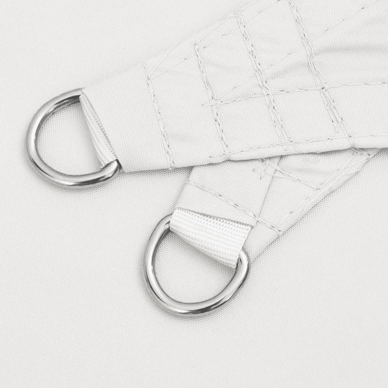 Parasole a Vela Oxford Rettangolare 2,5×5 m Bianco - Image 16 of 72