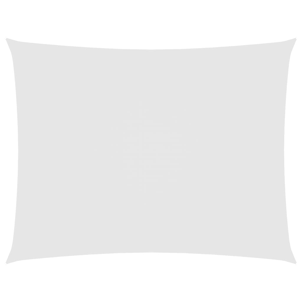vidaXL Oxford Rectangular Sail Shade 4x6 m White - Image 11 of 72