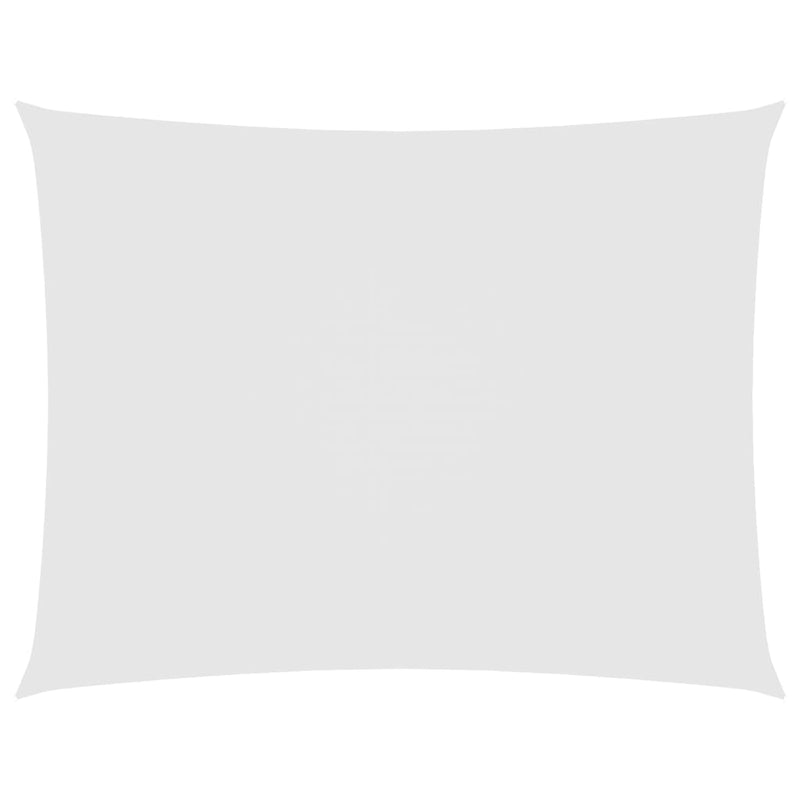 vidaXL Oxford Rectangular Sail Shade 4x6 m White - Image 11 of 72