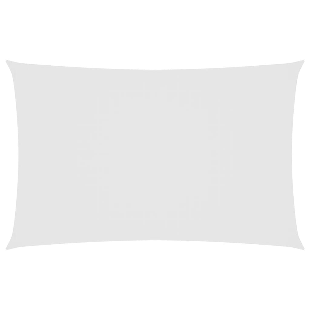 Toldo de vela rectangular vidaXL de tejido Oxford revestido de PU 5 x 3 m Blanco - Image 6 of 36