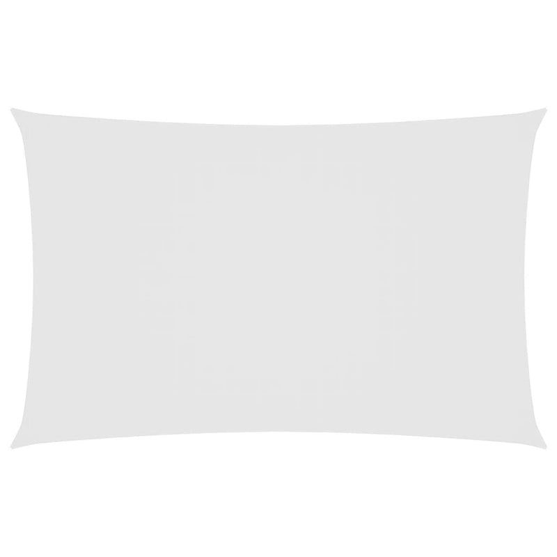 Toldo de vela rectangular vidaXL de tejido Oxford revestido de PU 5 x 3 m Blanco - Image 6 of 36